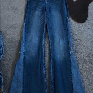 Cello Women's Blue Flare Jeans